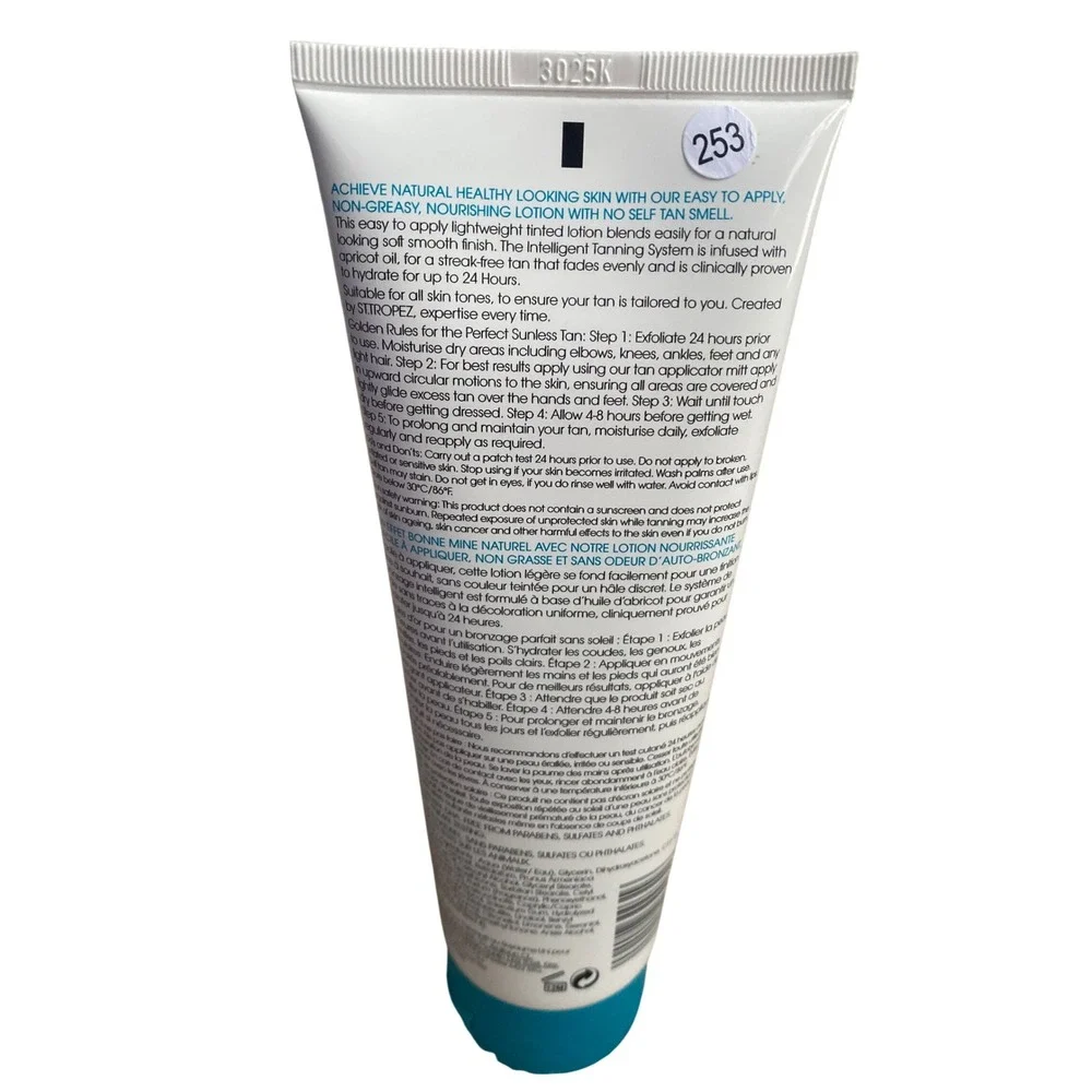 St. Tropez Self Tan Classic Bronzing Lotion 8oz 240ml Tinted Sunless Tanner